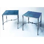 LAMP TABLES, a pair,