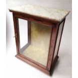 DISPLAY CASE, 19th century Italian rosewood,