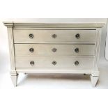 GUSTAVIAN STYLE COMMODE,