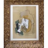 PABLO PICASSO 'Nature Morte', pochoir, printed by Jacomet, edition of 1000, 45cm x 33cm,