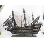 MODEL SHIP, The Flying Dutchman, after the Pirates of the Caribbean.