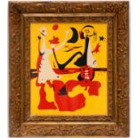 JOAN MIRO 'D'Ici d'Alla', 1934, pochoir, ref: Cramer III, 33cm x 27cm, framed and glazed.