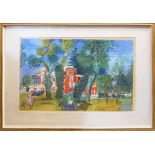 RAOUL DUFY 'Le Paddock à Deauville', lithograph in colours,