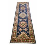 FINE KAZAK RUNNER, 266cm x 79cm,