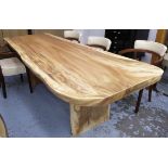 DINING TABLE, live edge Balinese teak, 245cm x 105cm x 80cm.