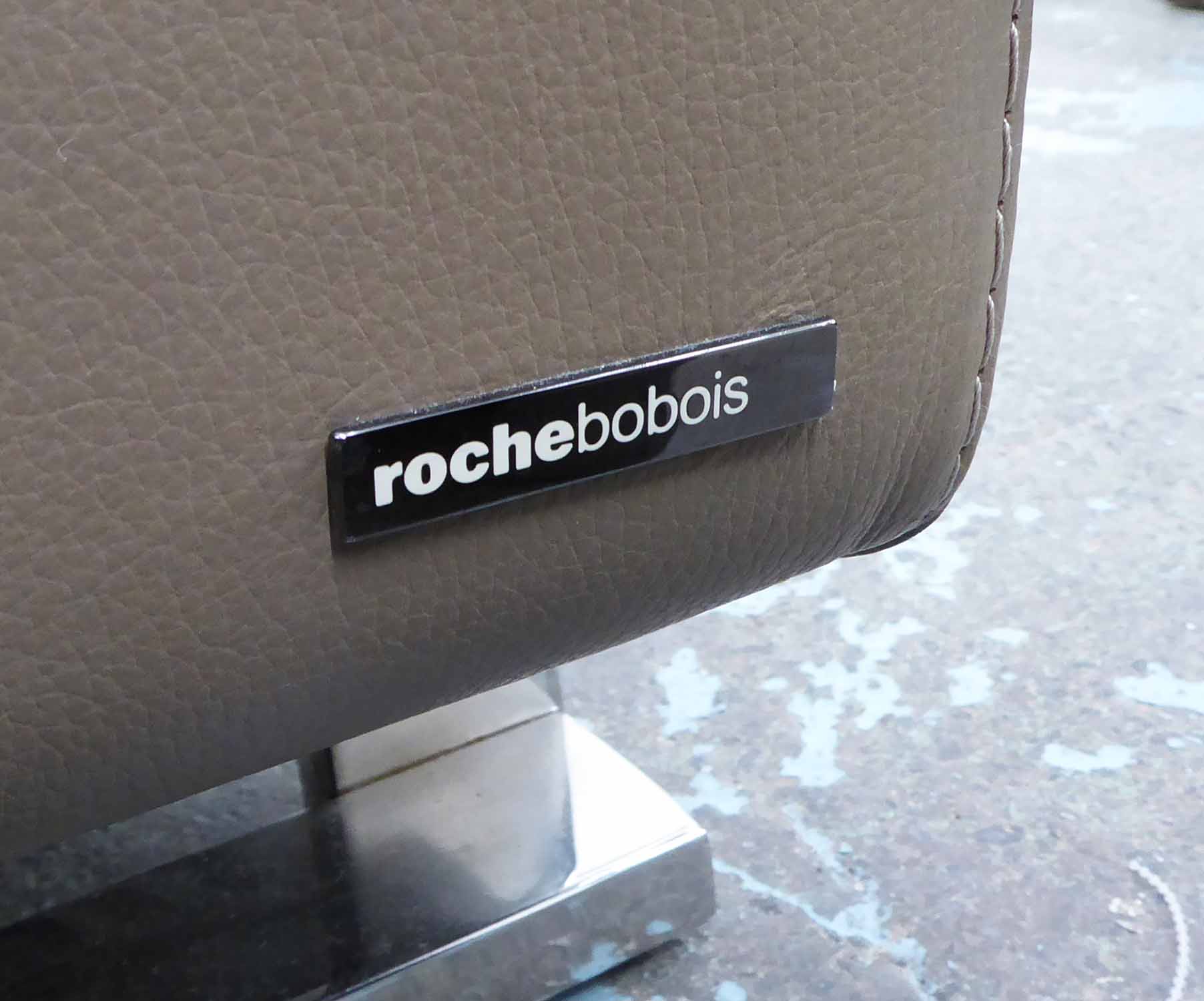 ROCHE BOBOIS CORNER SOFA, caramel leather finish, 270cm x 260cm x 90cm approx. - Image 4 of 4