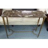 CONSOLE TABLE, 1950's French style, 102cm x 32cm x 82cm.