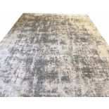 'LUKE' CONTEMPORARY ABSTRACT CARPET, 385cm x 280cm. hand loomed.