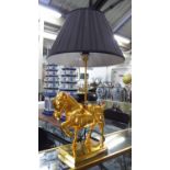 MAISON CHARLES STYLE TABLE LAMP, with shade, 81cm H.