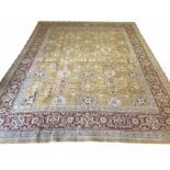 SAFAVID DESIGN SOUMAK CARPET, 350cm x 265cm, all over design.