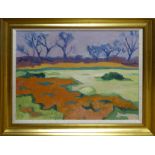 GEORGES MARCHOU (French 1898-1984) 'Autumnal Landscape', oil on canvas, signed, 50cm x 65cm, framed.