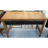 DESK, contemporary with leathered top, 120cm x 50cm x 50cm.