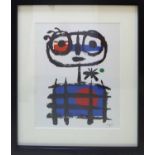 JOAN MIRO 'Sun Eater', 1982, lithograph, signed in the plate, Maeght Editeur, 51cm x 43cm,