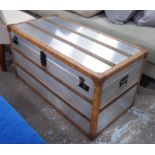 TRUNK, aviator style, 100cm x 51cm x 51cm.