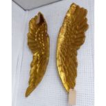 CONTEMPORARY SCHOOL WINGS OF AN ANGEL, a pair, 100cm L.