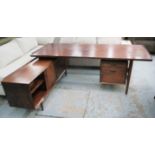 MID 20th CENTURY DANISH ROSEWOOD DESK,