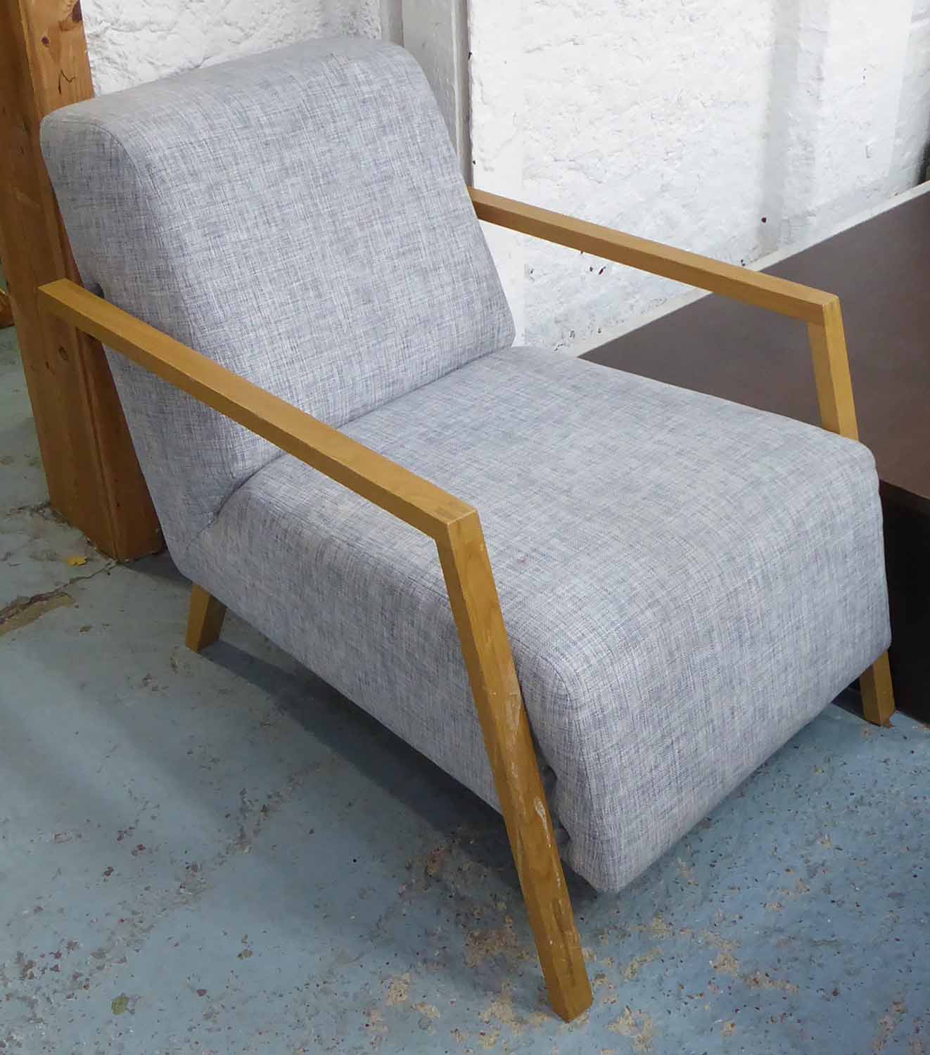 LOUNGE CHAIR, 1960's Danish style design, 76cm H.