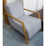 LOUNGE CHAIR, 1960's Danish style design, 76cm H.