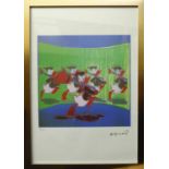 ANDY WARHOL 'Donald duck', lithograph print, on Arches paper,