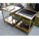 SIDE TABLES, a pair, Maison Jansen style, 55cm H.