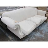 SOFA, three seater (Chatsworth), supplied by Recline & Sprawl, beech frame, coil sprung,