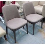 AARK DINING CHAIRS, a set of four, 85cm H.