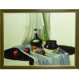 MICHAEL SEDWIG 'Still Life', oil on canvas, signed and dated 1979, 92cm x 118cm, framed.