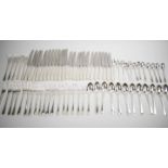 CUTLERY SERVICE, seventy pieces, silver plated.
