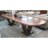 DINING TABLE, of substantial proportions,