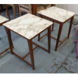 FLEXFORM MARGARET SIDE TABLES, a pair, by Centro Studi, 60cm H.