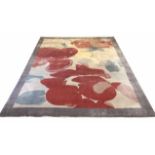 CONTEMPORARY ABSTRACT CARPET, 310cm x 238cm, hand knotted wool.