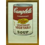 ANDY WARHOL 'Campbell Soup', lithographic print,