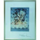 SALVADOR DALI 'Galathea of the Spheres', lithograph on BFK Rives paper, signed in the plate,