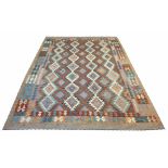 ANATOLIAN KILIM, 300cm x 200cm, fusion of contemporary colours.