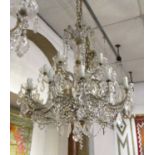 CHANDELIER, similar to the previous lot, approx 90cm H.