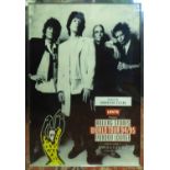 ROLLING STONES, Voodoo Lounge 1994/1995 Tokyo dome poster for Japan 2nd town, 75cm x 50cm, framed.