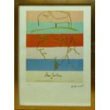 ANDY WARHOL 'Jean Cocteau', lithographic print,