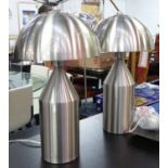 AFTER VICO MAGISRETTI ATOLLO STYLE TABLE LAMPS, a pair, 45cm H.