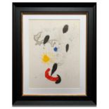JOAN MIRO 'Untitled', 1963, colour lithograph on paper, published by Maeght Editeur, 44cm x 54cm,
