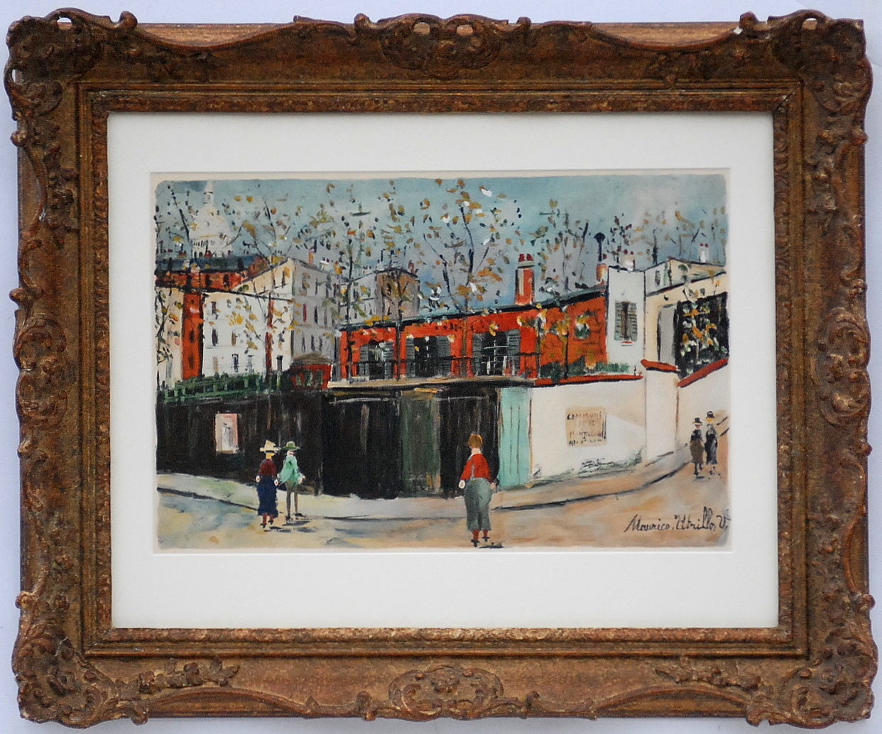 MAURICE UTRILLO 'Monmatre', 1959, Edition 970, Pochoir: Deux contemporain suite,