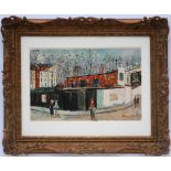 MAURICE UTRILLO 'Monmatre', 1959, Edition 970, Pochoir: Deux contemporain suite,