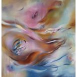 TAY DALL 'Forever and Ever', 2004, oil on canvas, signed, 140cm x 140cm.