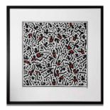 KEITH HARING 'Untitled', estate authorised, offset lithographic print in colours, produced in 1985,