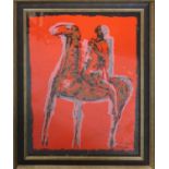 MARINO MARINI 'The Rider', 1955, lithograph, signed and dated in the plate, 67cm x 51cm,