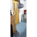 VINTAGE INSPIRED FLOOR LAMP, anglepoise design, 180cm H.