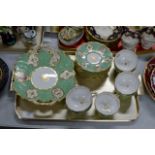 TRAY CONTAINING QUANTITY VICTORIAN TEA WARE