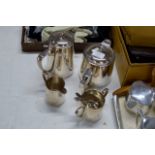 4 PIECE EPNS TEA SERVICE