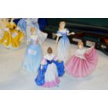 4 VARIOUS ROYAL DOULTON FIGURINE ORNAMENTS