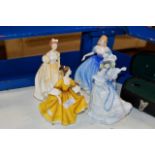 4 VARIOUS ROYAL DOULTON FIGURINE ORNAMENTS