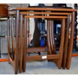 NEST OF 3 TEAK TABLES